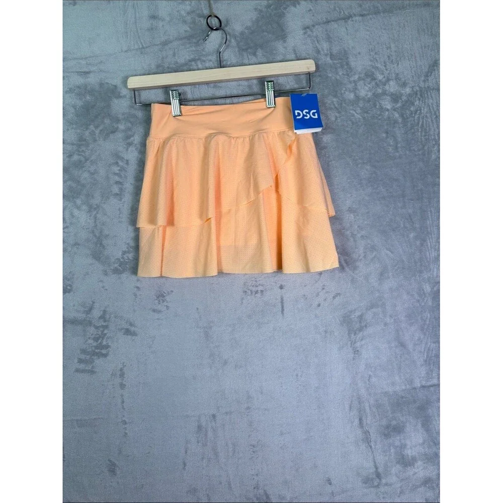 NWT New DSG Coral Performance Mid-Rise Skort Size Girls Large (14)